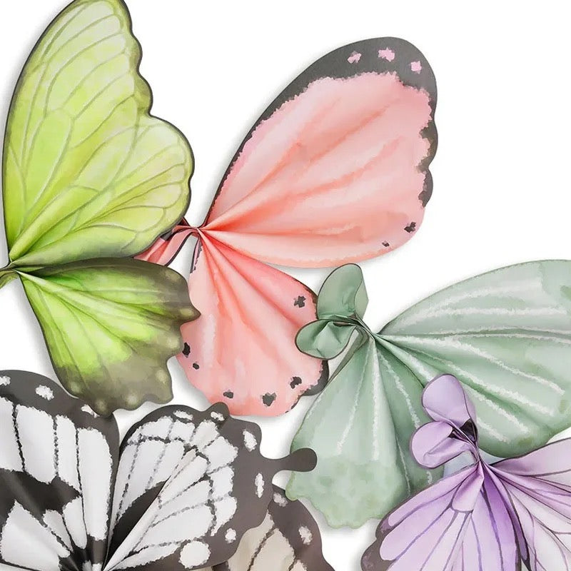 5 Sets-Pack Colorful Butterfly 50*56cm #WP1366