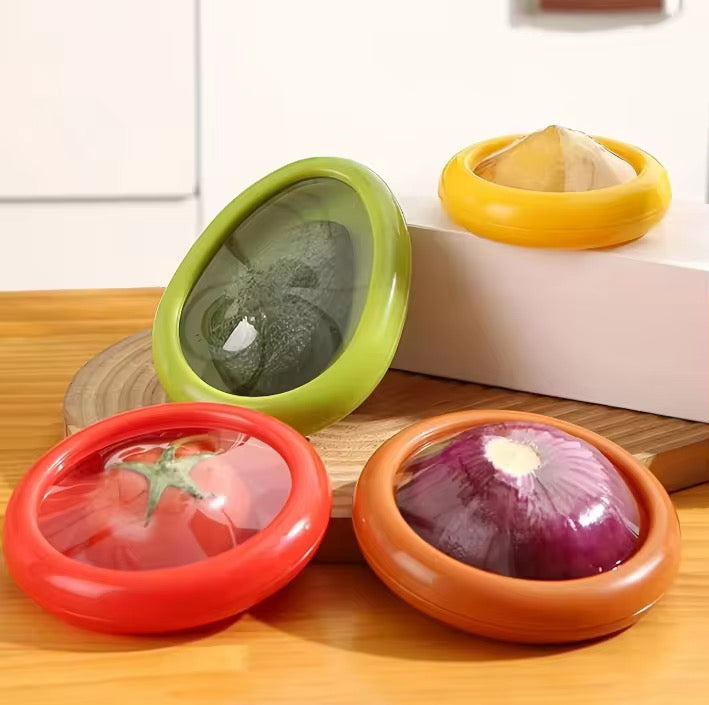 Reusable Stretch Food Covers – Set of 4  #GS3947