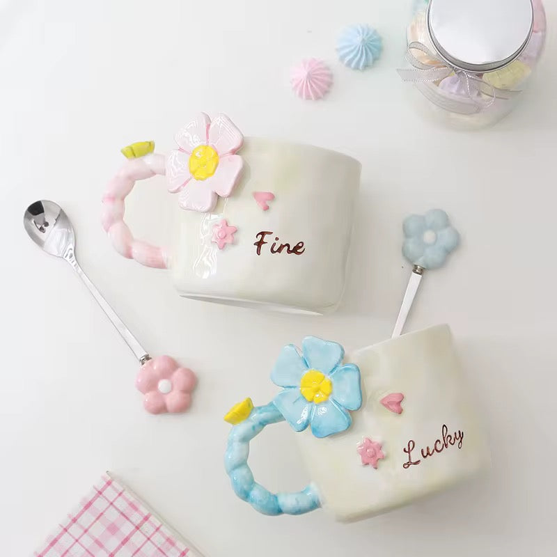 Daisy Ceramic Mug #GM2333