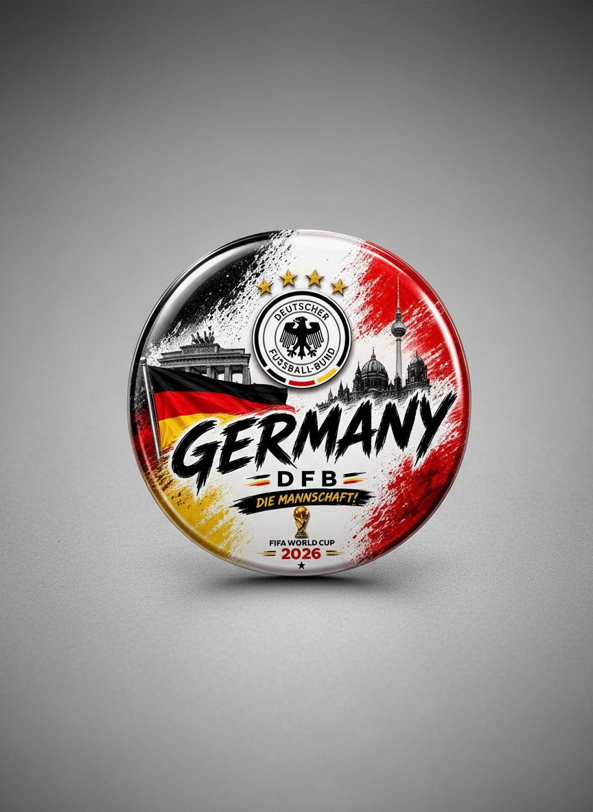 X3pcs World Cup 2026 Fan Badge #PM3276