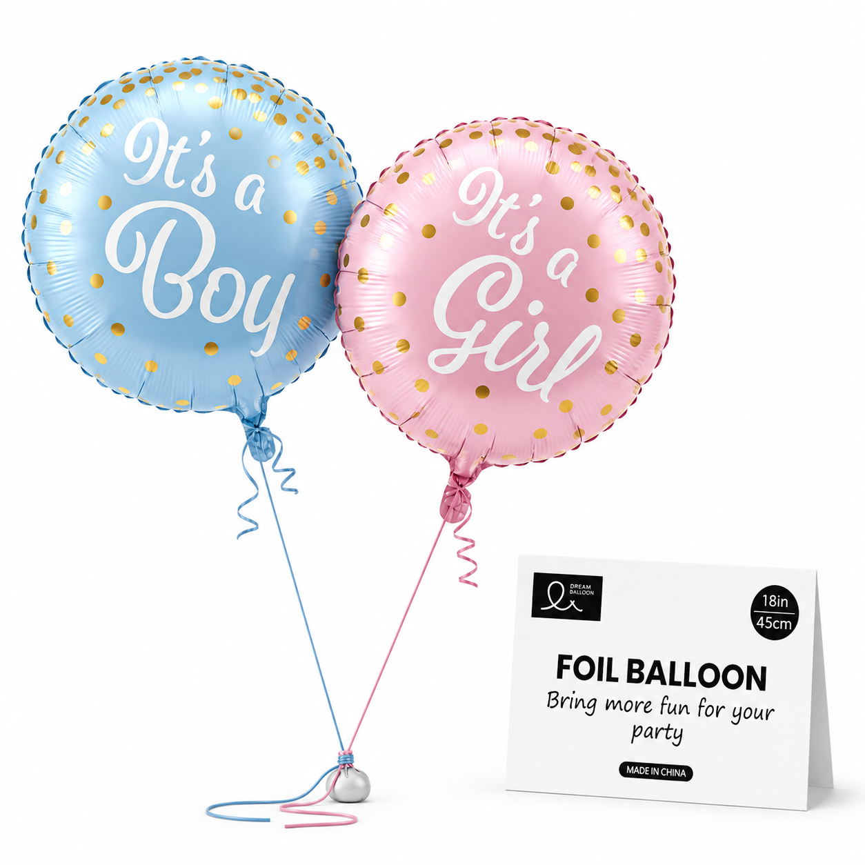 It’s a Boy / It’s a Girl Foil Balloon – 18 Inches #FB4120