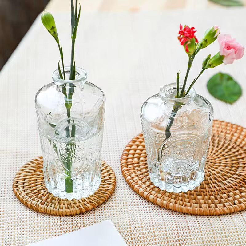 Decorative Clear Glass Flower Vases  #GV2617