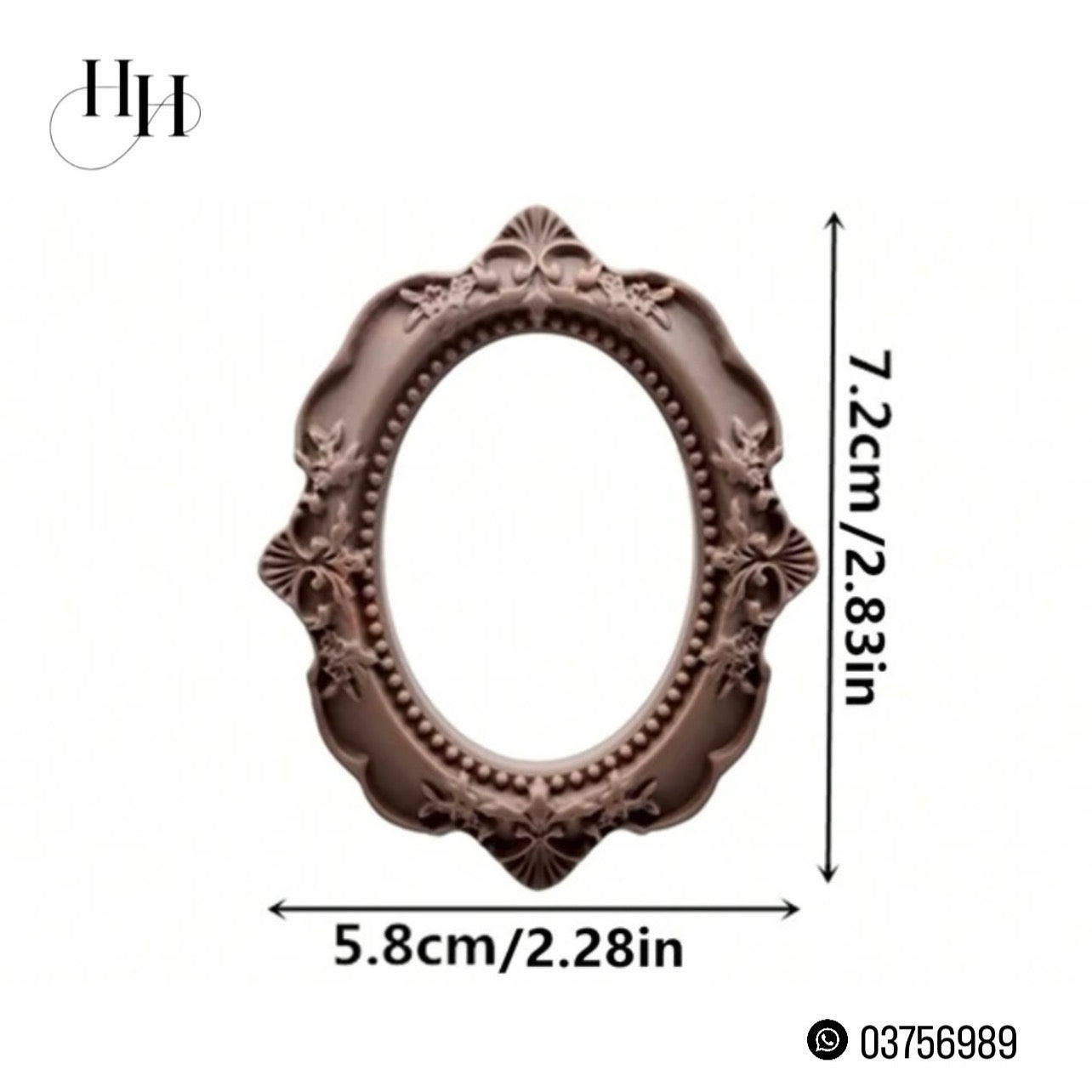 Mirror Frame Silicone Mold #SM1283