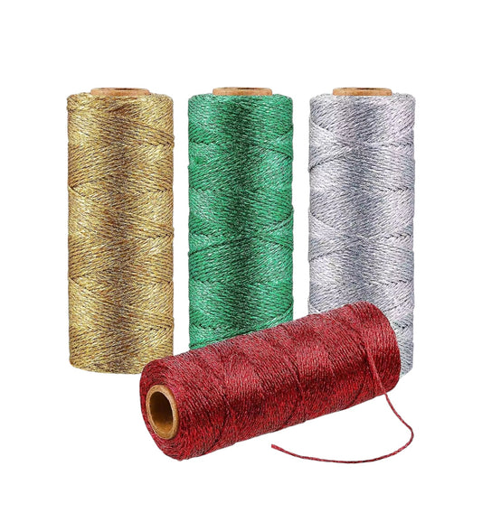 100m Metallic cord Baker Twine #MR1728