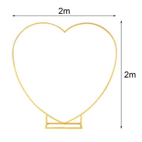 Heart-Shaped Metal Backdrop Stand #MS4018