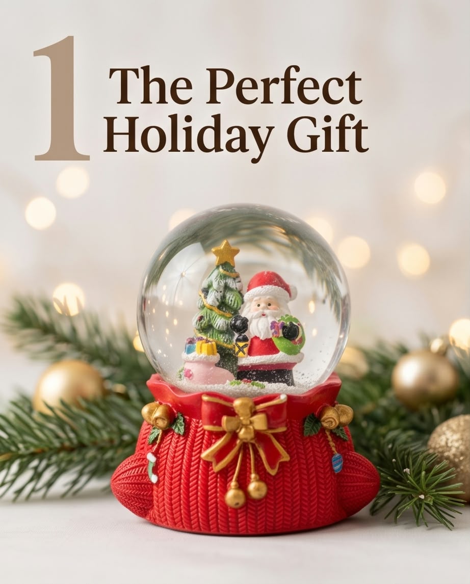 Christmas Snow Globe – Santa Claus Edition #SB4352