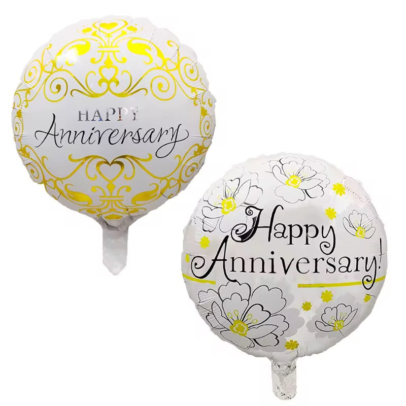 18” Happy Anniversary Foil Balloon #FB3088