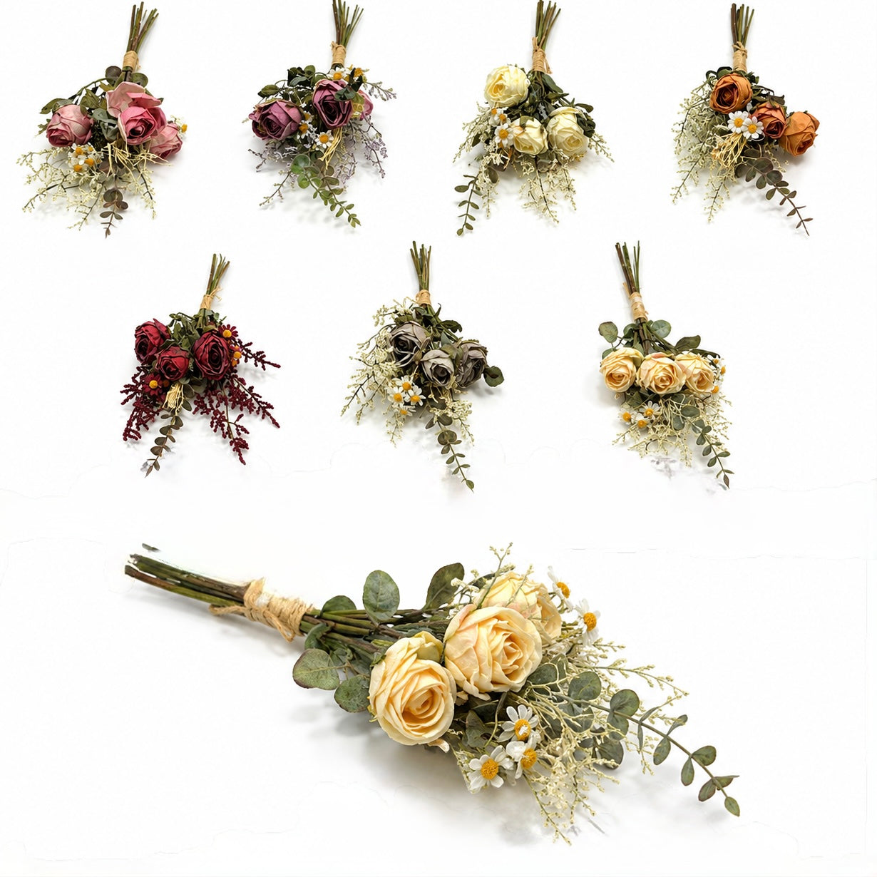 Artificial Rose & Daisy Bouquet #AF4106