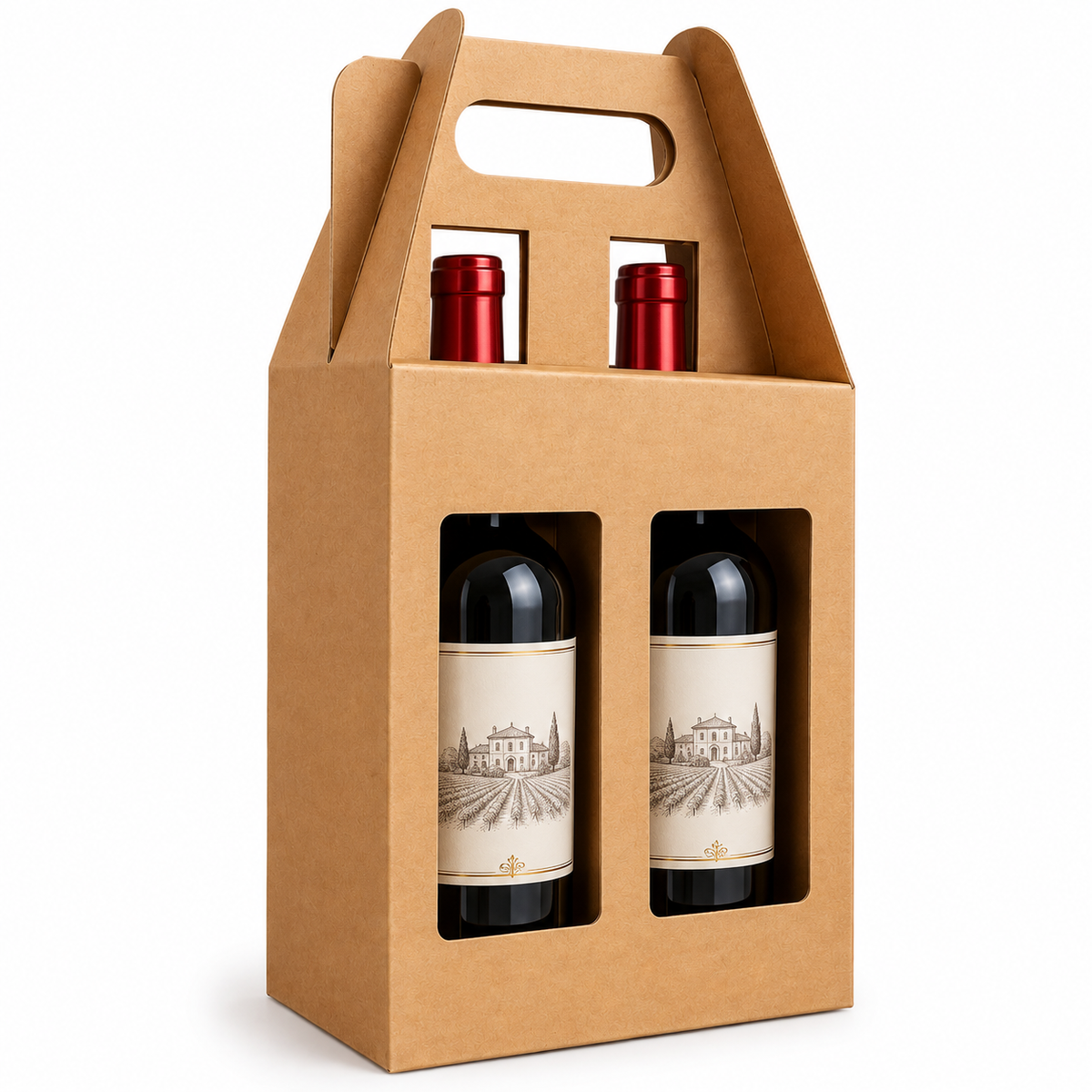Kraft Gift & Beverage Box #GB4250