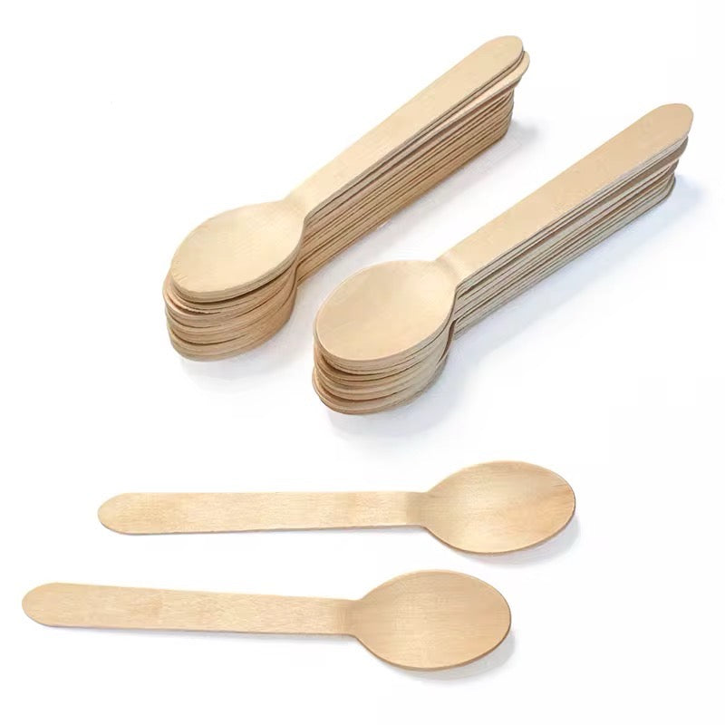 100pcs/pack Wooden spoon #WF2097
