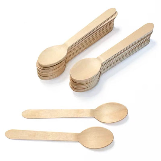 100pcs/pack Wooden spoon #WF2097