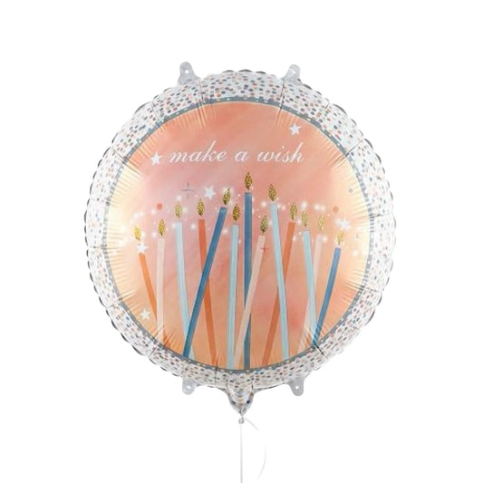 18” Make a Wish Birthday Foil Balloon #FB2982