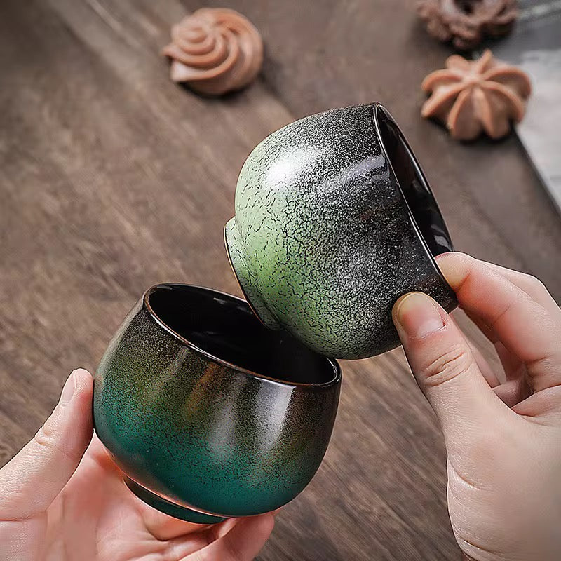 180ml Reactive Glaze Ceramic Cup #CM3956