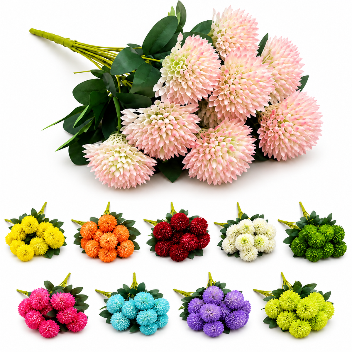 Artificial Chrysanthemum Flower Bouquet #AF4530