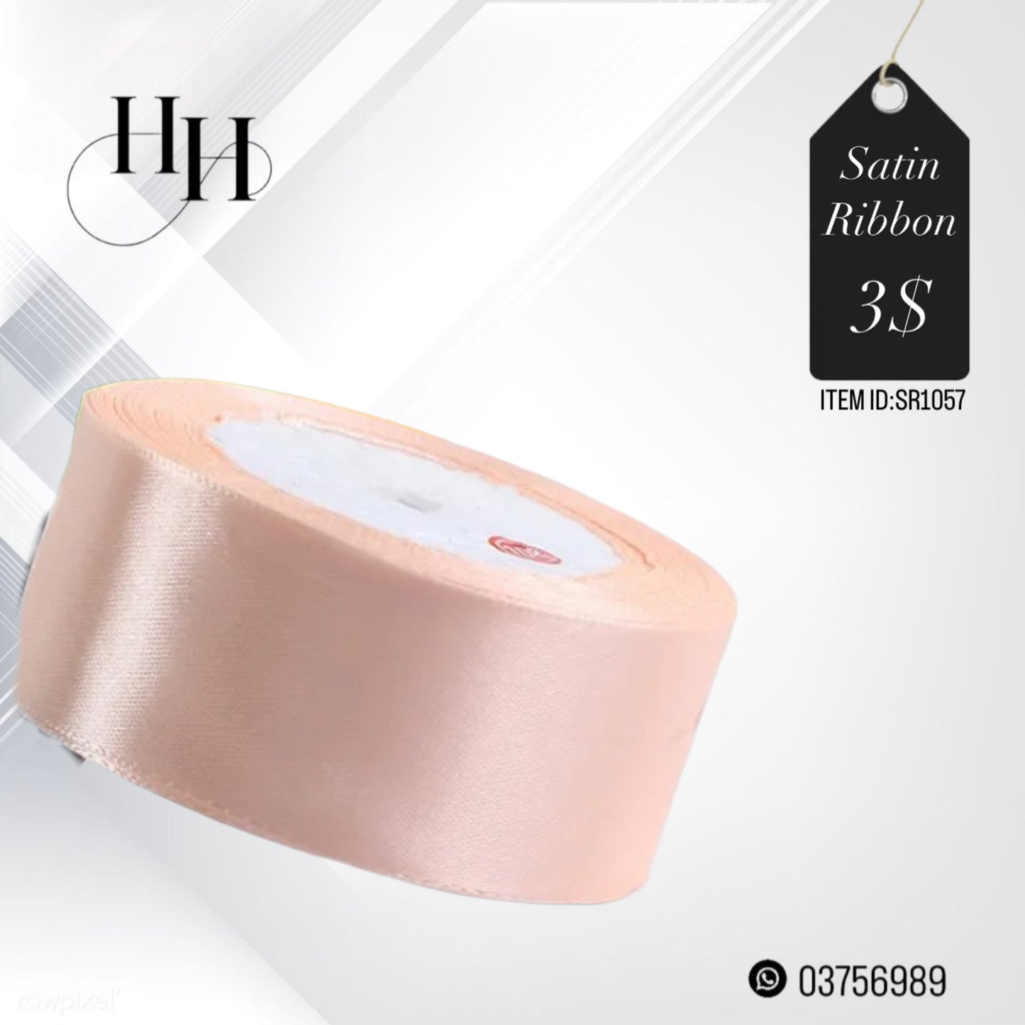 Satin Ribbon 20M x 4cm