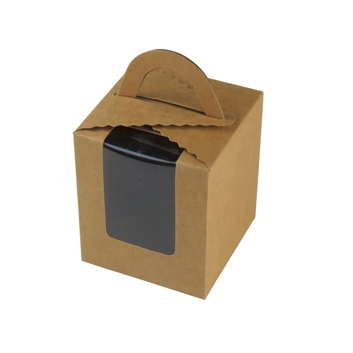 12pcs - Kraft box with window #KB2206