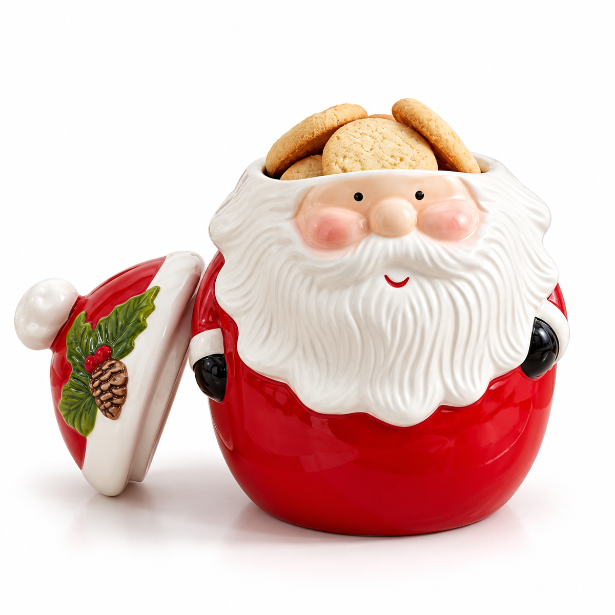Santa Claus Christmas Cookie Jar #CM4514
