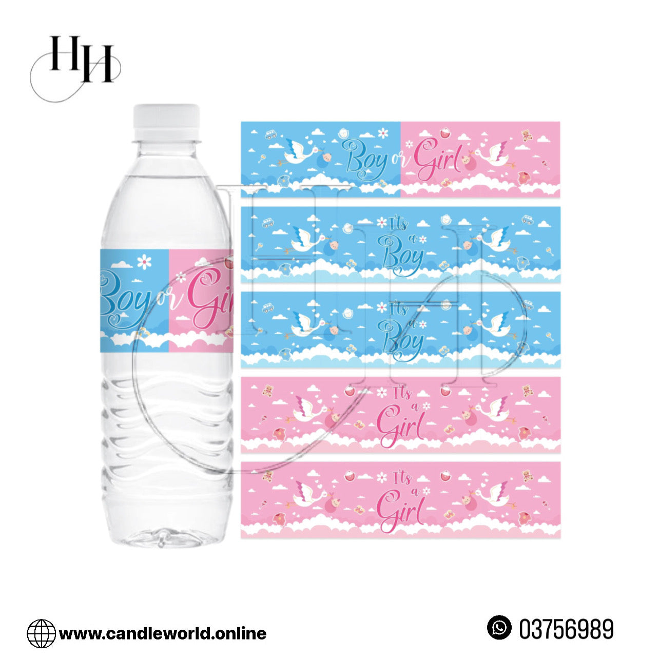 10pcs Water Bottle Lable #BL1087