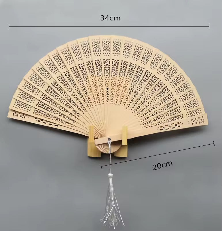 Bamboo Handheld Fans Vintage #HF1963