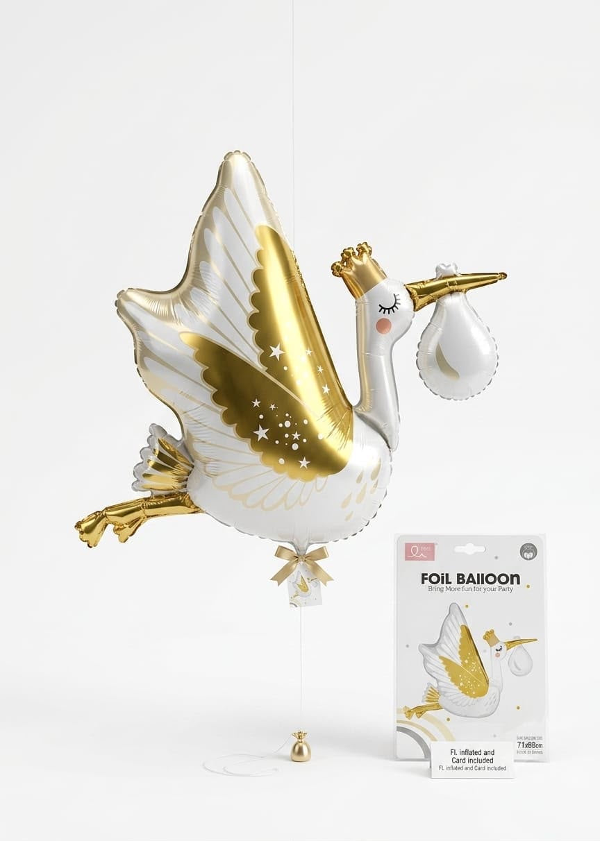 Swan Foil Balloon – 88 × 71 cm #STORK28