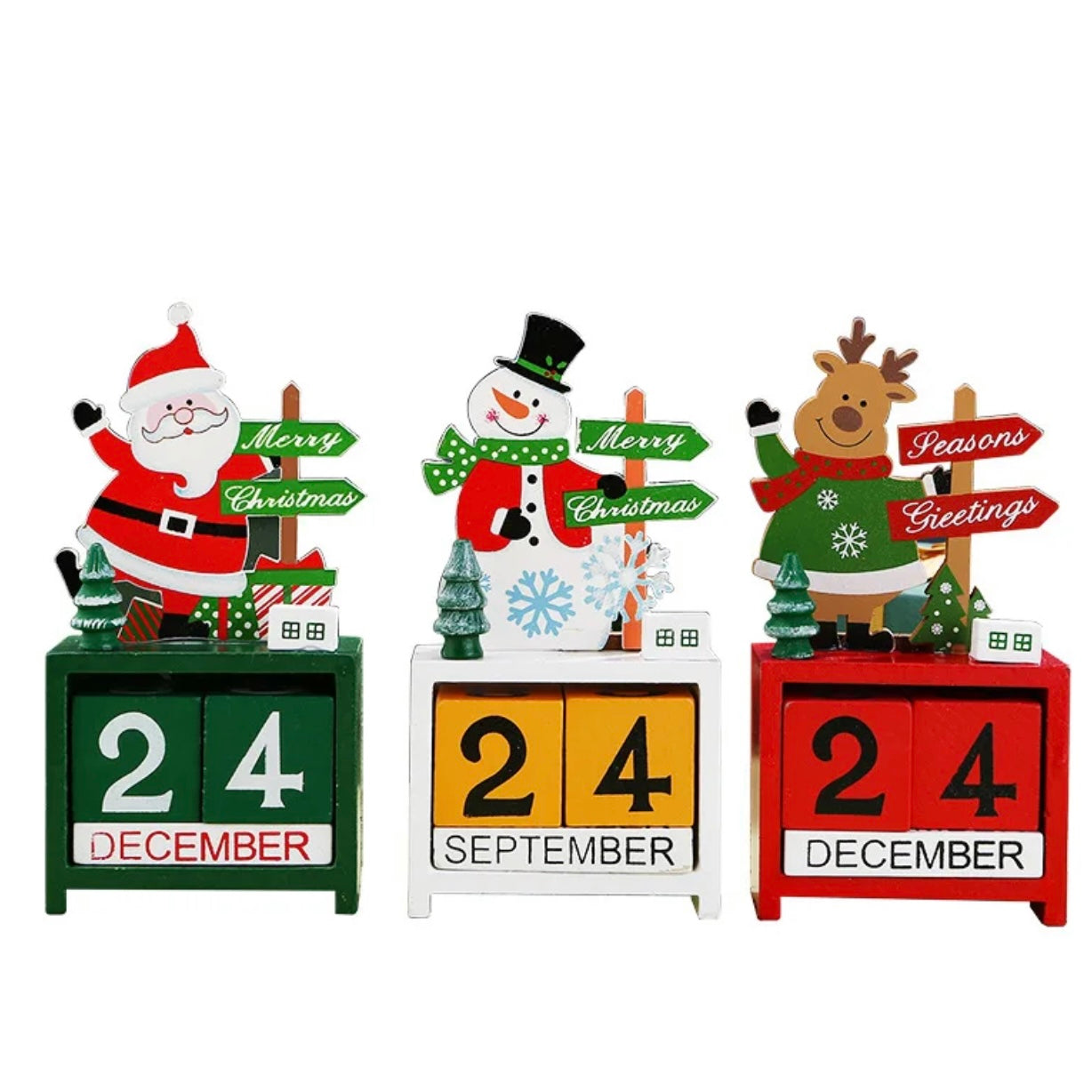 Christmas Wooden Calendar #CC1537