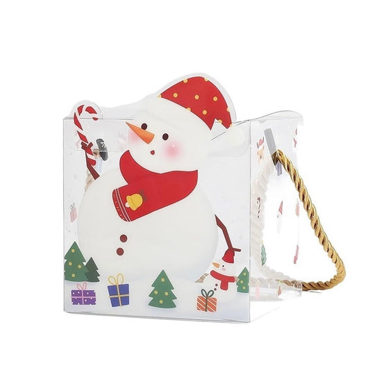 X6pcs - Christmas PVC Box 10*9.5cm #GB1550