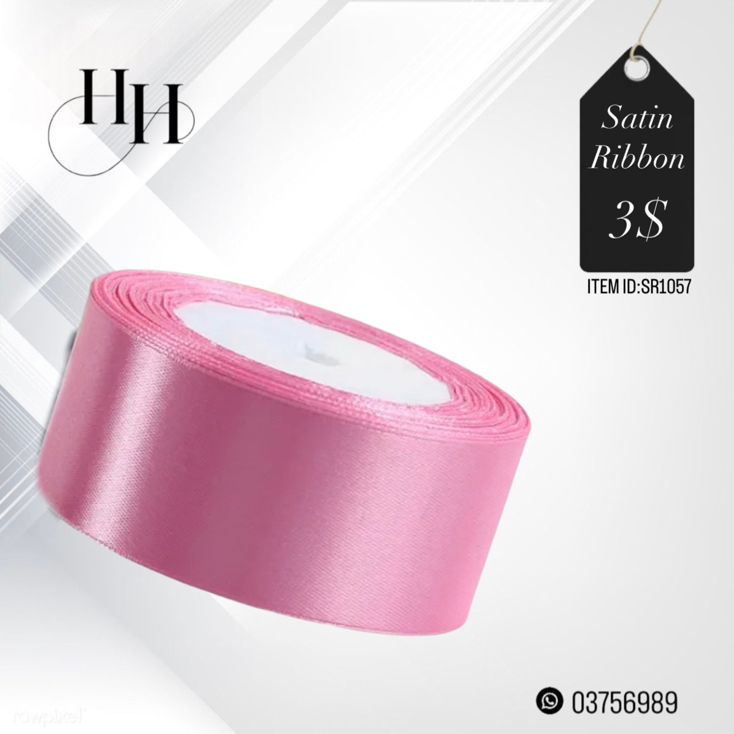 Satin Ribbon 20M x 4cm