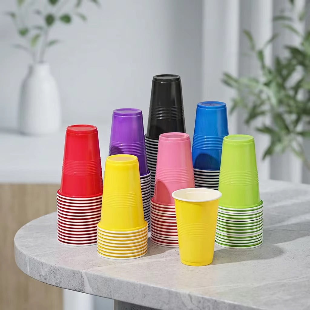 X12pcs Colorful Disposable Cups #DC4240