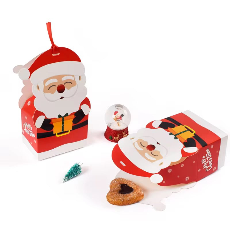 X12pcs Christmas Box With Ribbon #CB2307