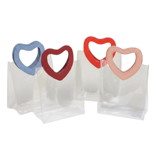 Clear Bag With Heart Handle Shaped #NB2732