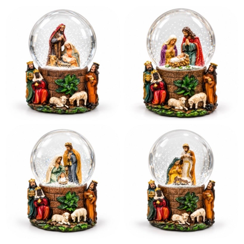 Christmas Nativity Snow Globe #SB4353