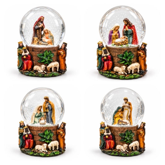 Christmas Nativity Snow Globe #SB4353