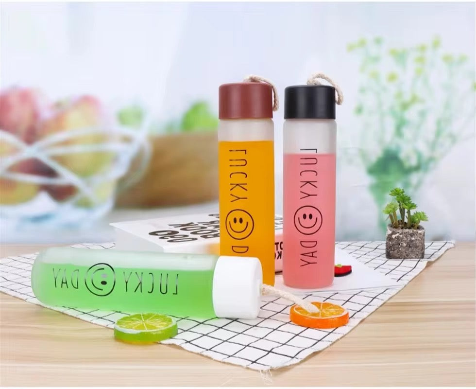 360ml Frosted Glass Water Bottle #GB2008