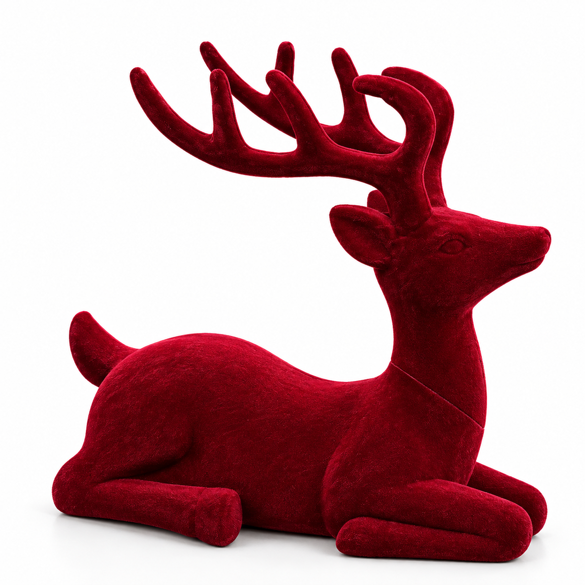 Velvet Reindeer Christmas Decoration #CD4430