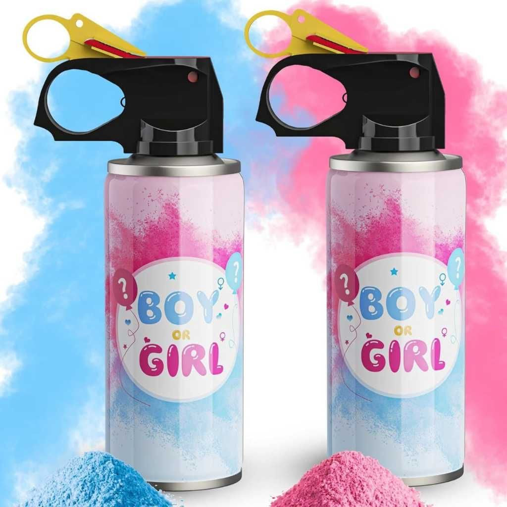 Gender Reveal Powder Spray – Boy or Girl Color Cannon #GS3087