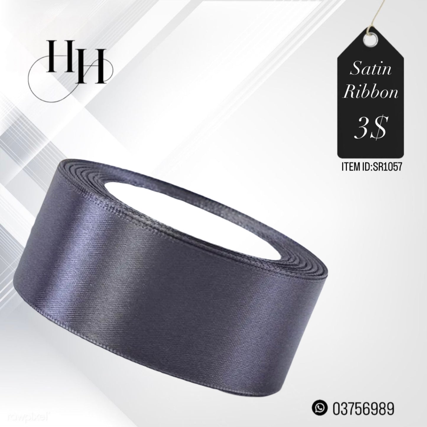 Satin Ribbon 20M x 4cm