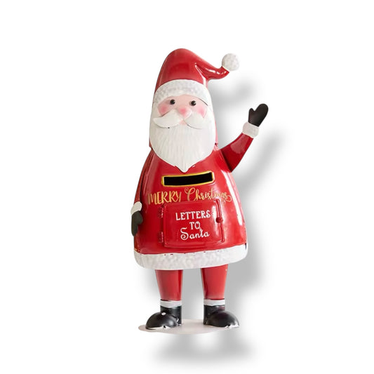 Letters to Santa Mailbox, Metal Christmas Decoration #CD2083