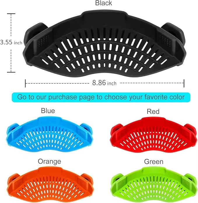 Clip-On Silicone Strainer #GS3945
