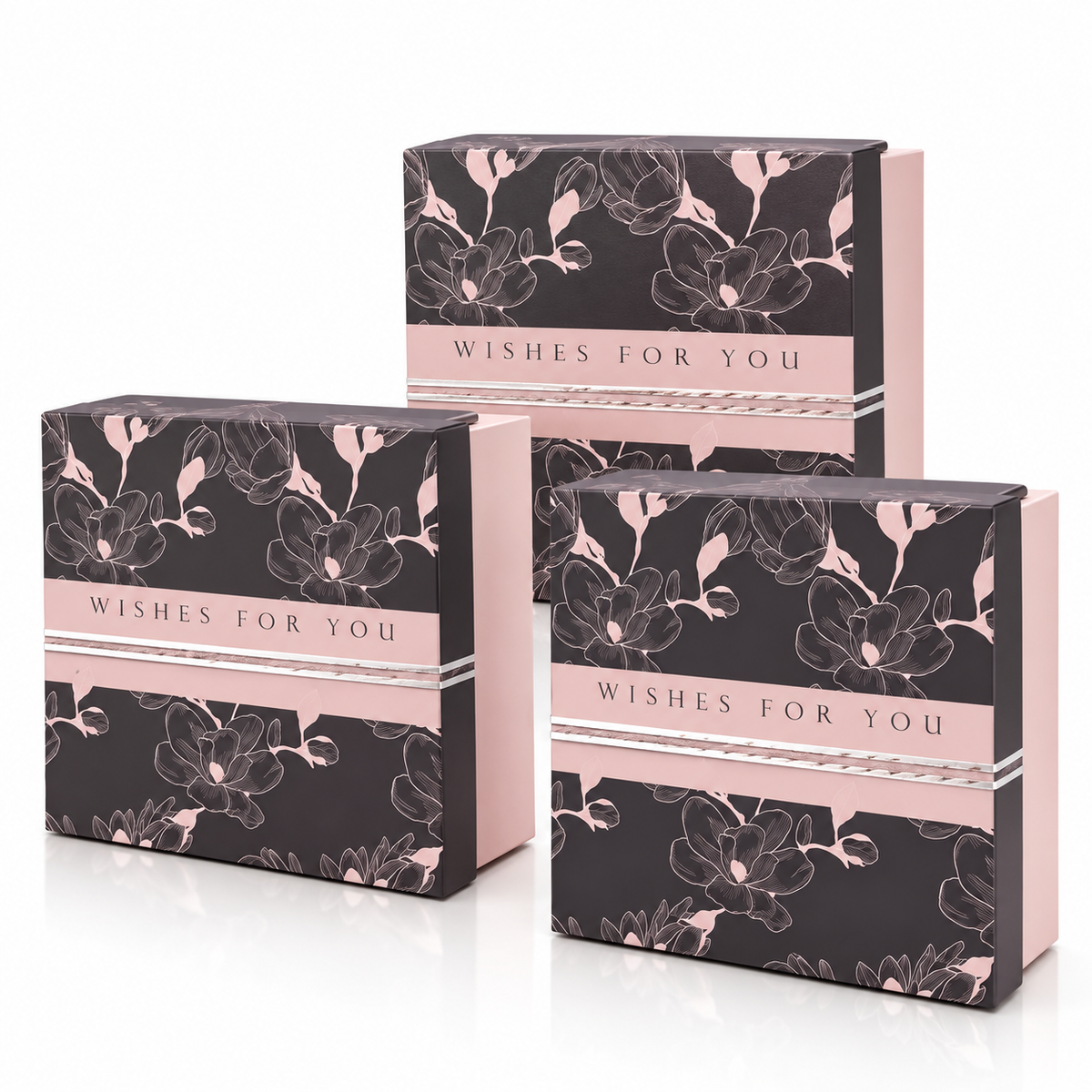 Set of 3pcs Gift Box Packaging #GB4229