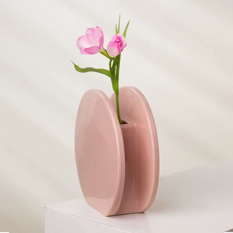 15x5cm Modern Round Ceramic Vase #CV3205