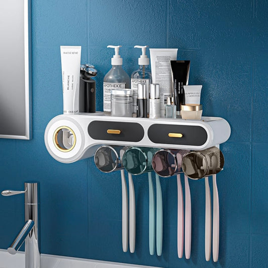 Slim Toothbrush/Toothpaste Holder #TF025