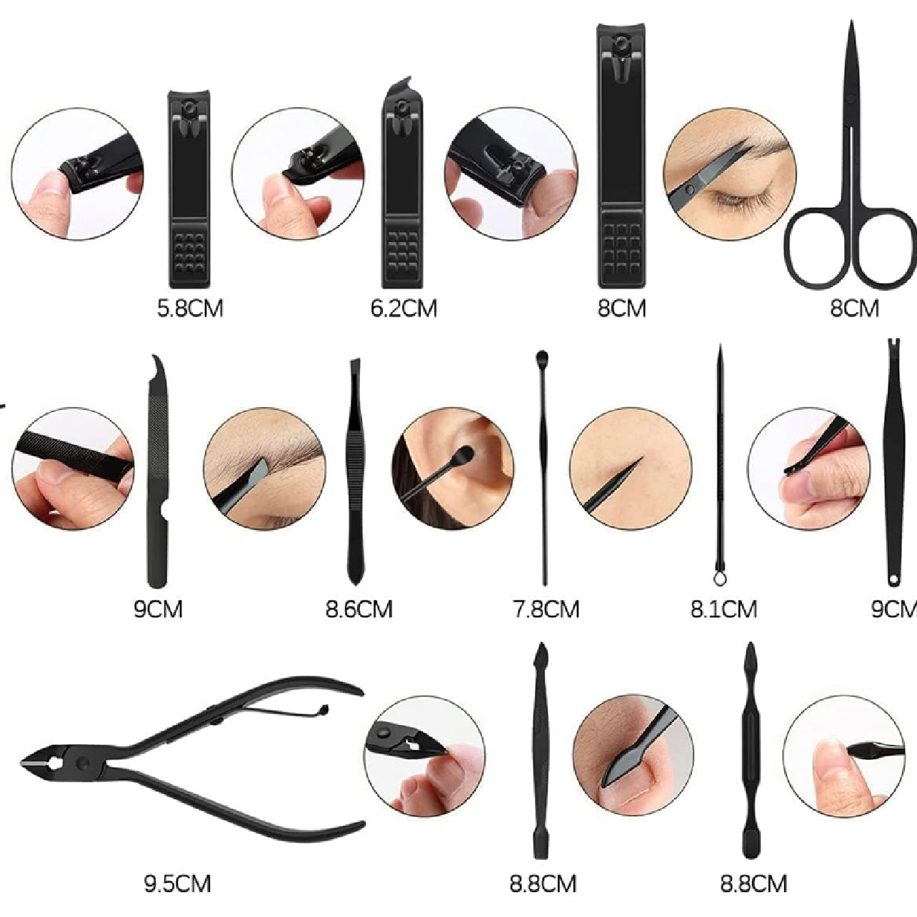 Stainless Steel Manicure Set #MS1703