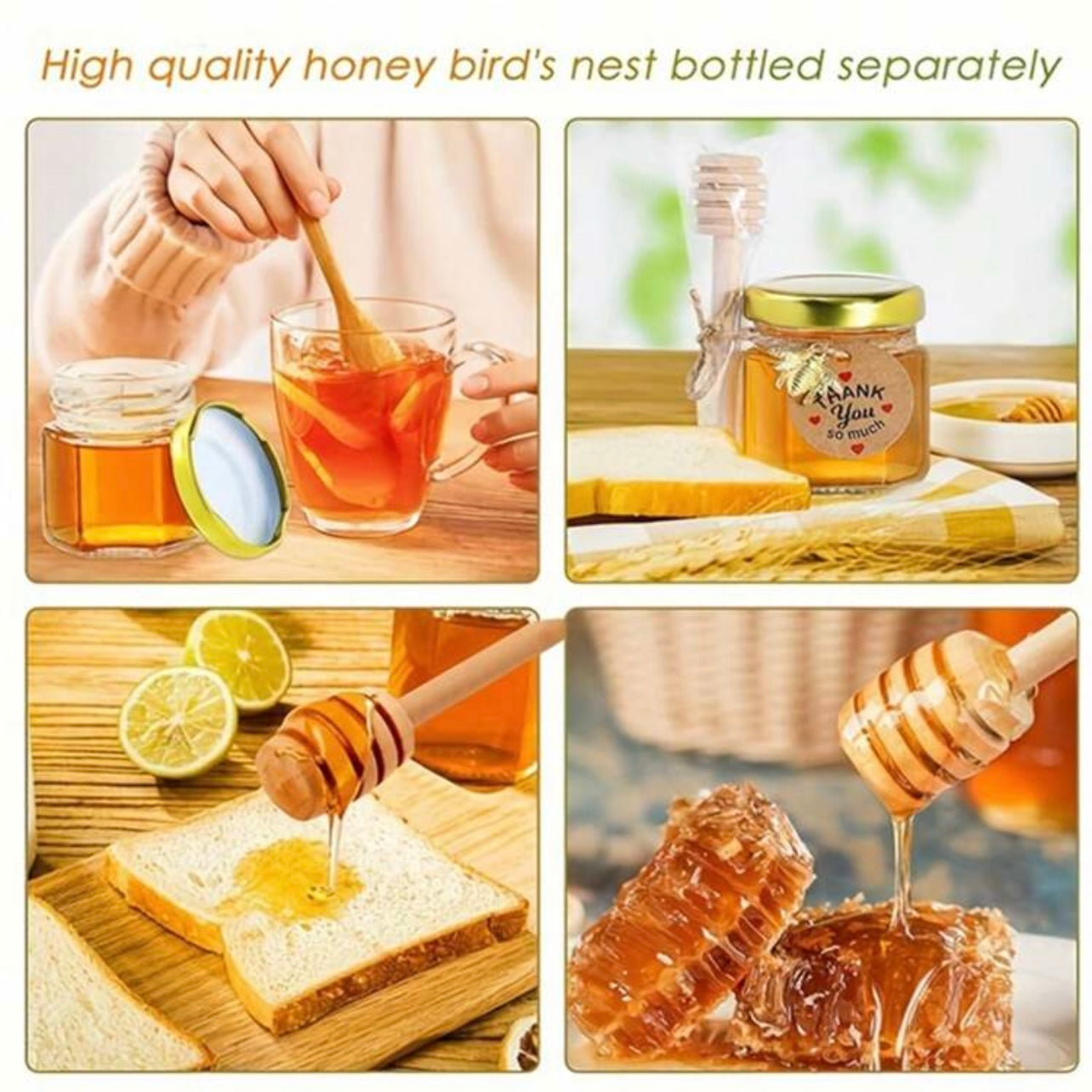 X6pcs - Mini Glass Jar #GJ1827