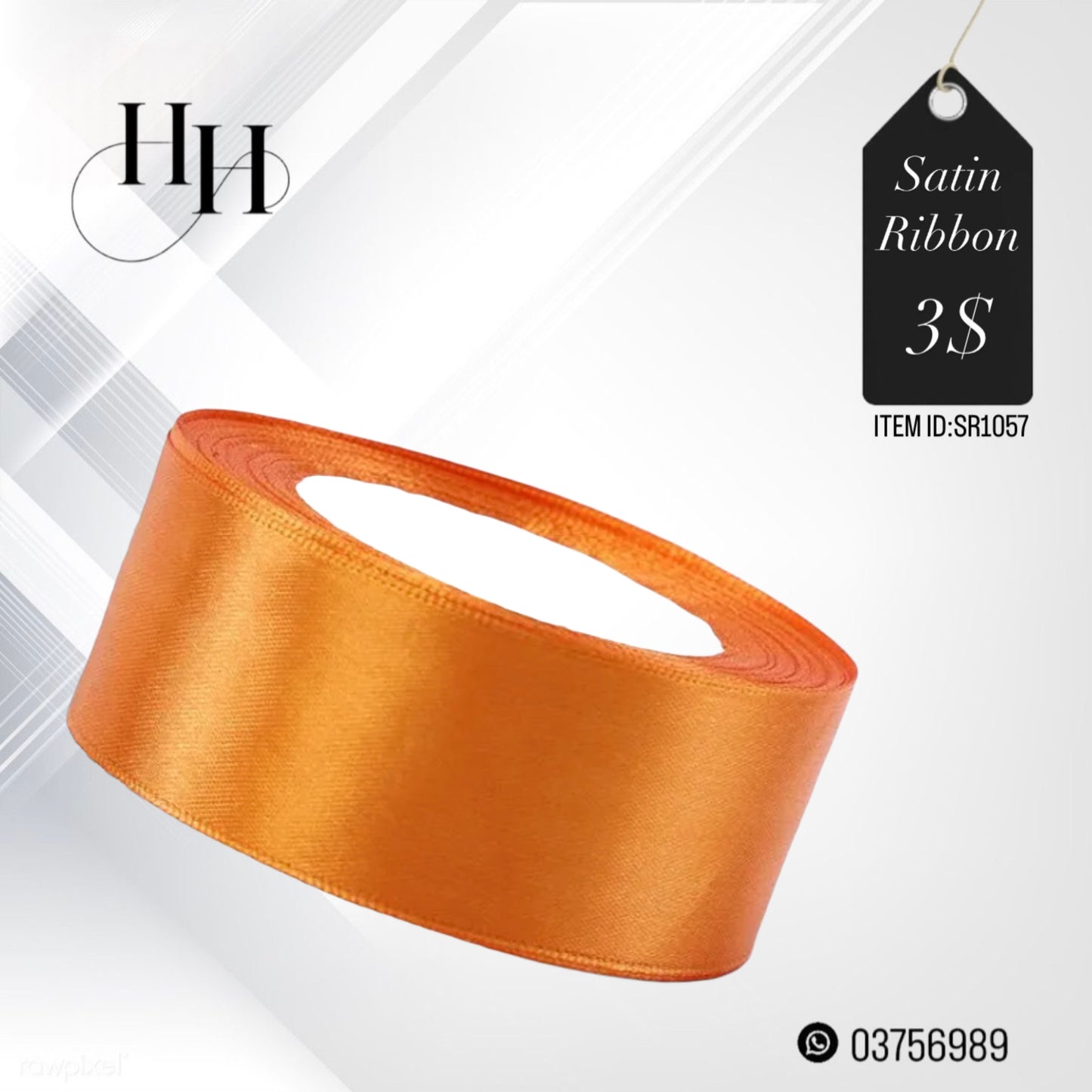 Satin Ribbon 20M x 4cm