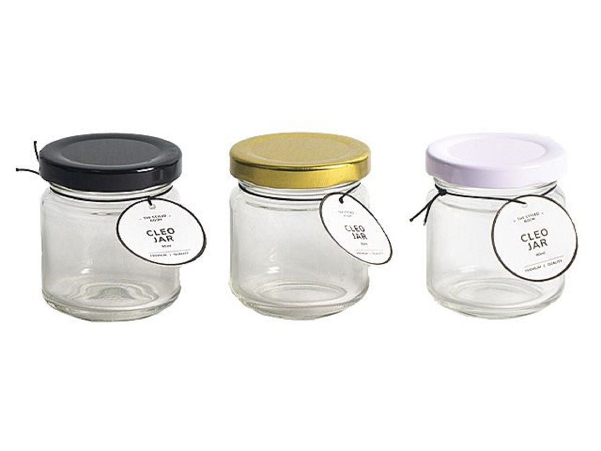 X6pcs - Mini Glass Jar #GJ1827