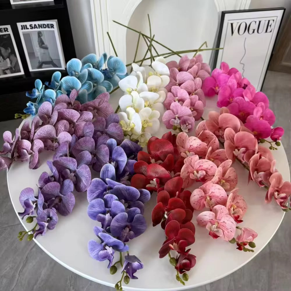 75cm Artificial Phalaenopsis Orchid Stem – Multiple Colors #AF3996