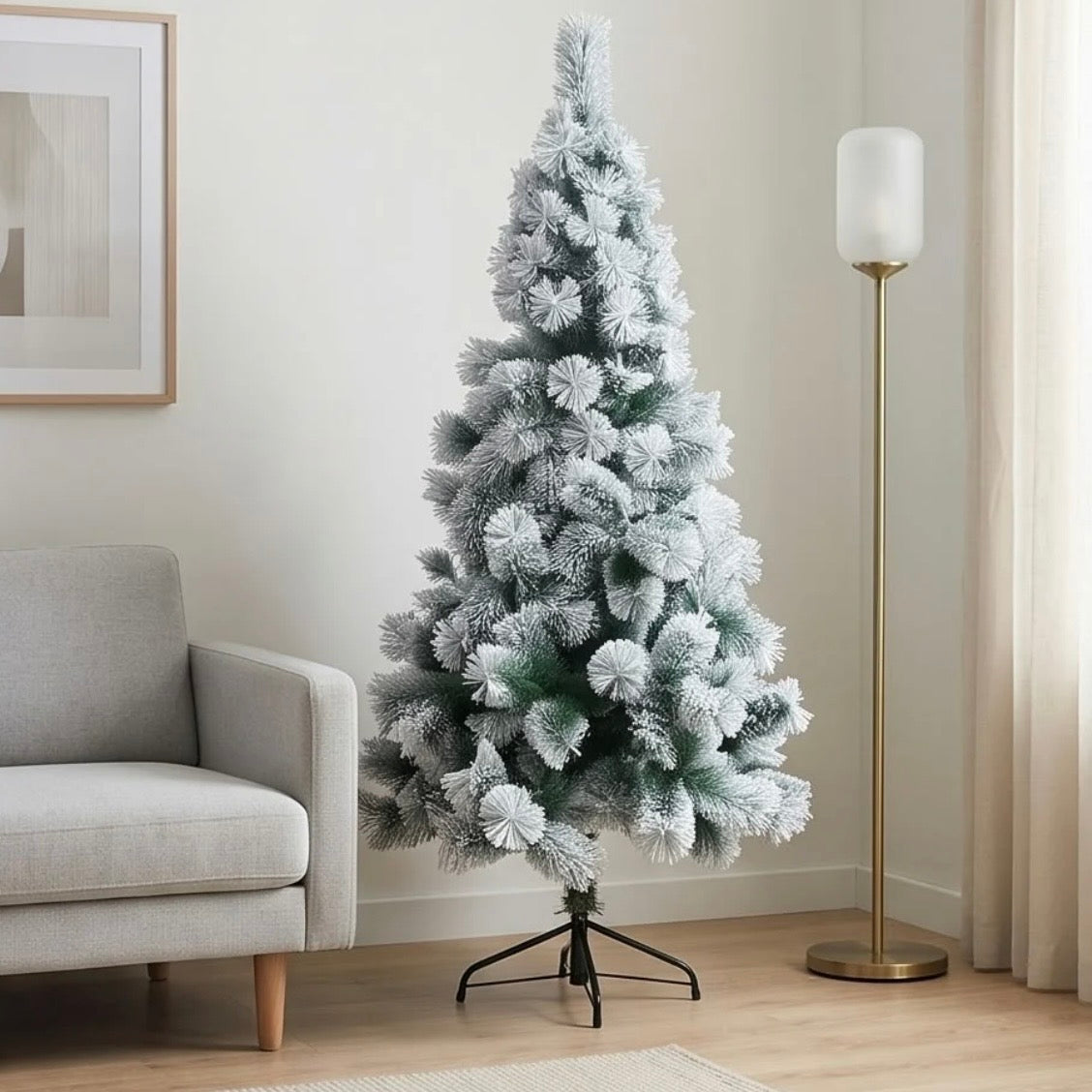 Snow Flocked Christmas Tree #CT4341