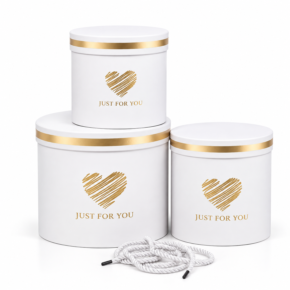 Luxury Round Gift Box Set – 3 Pieces #GB4320