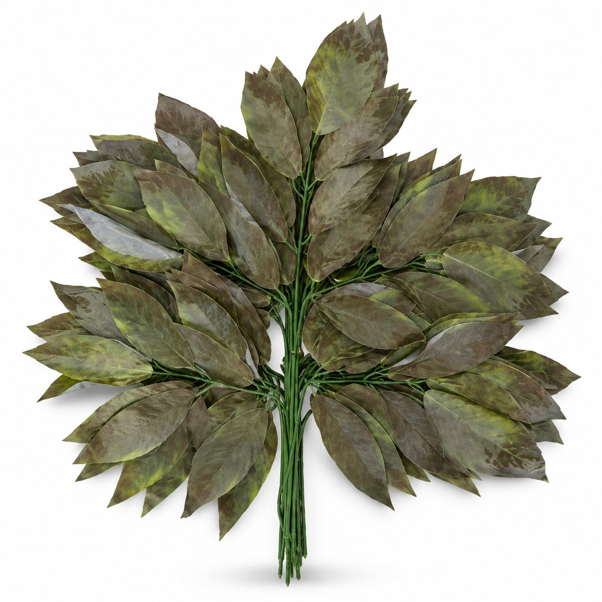 Artificial Large Green Leaf Bush – Set of 12 #AF4552
