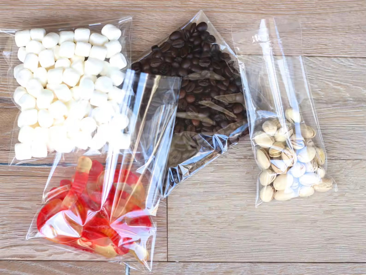 1kg Cellophane Bags with Adhesive Tape #CB4276